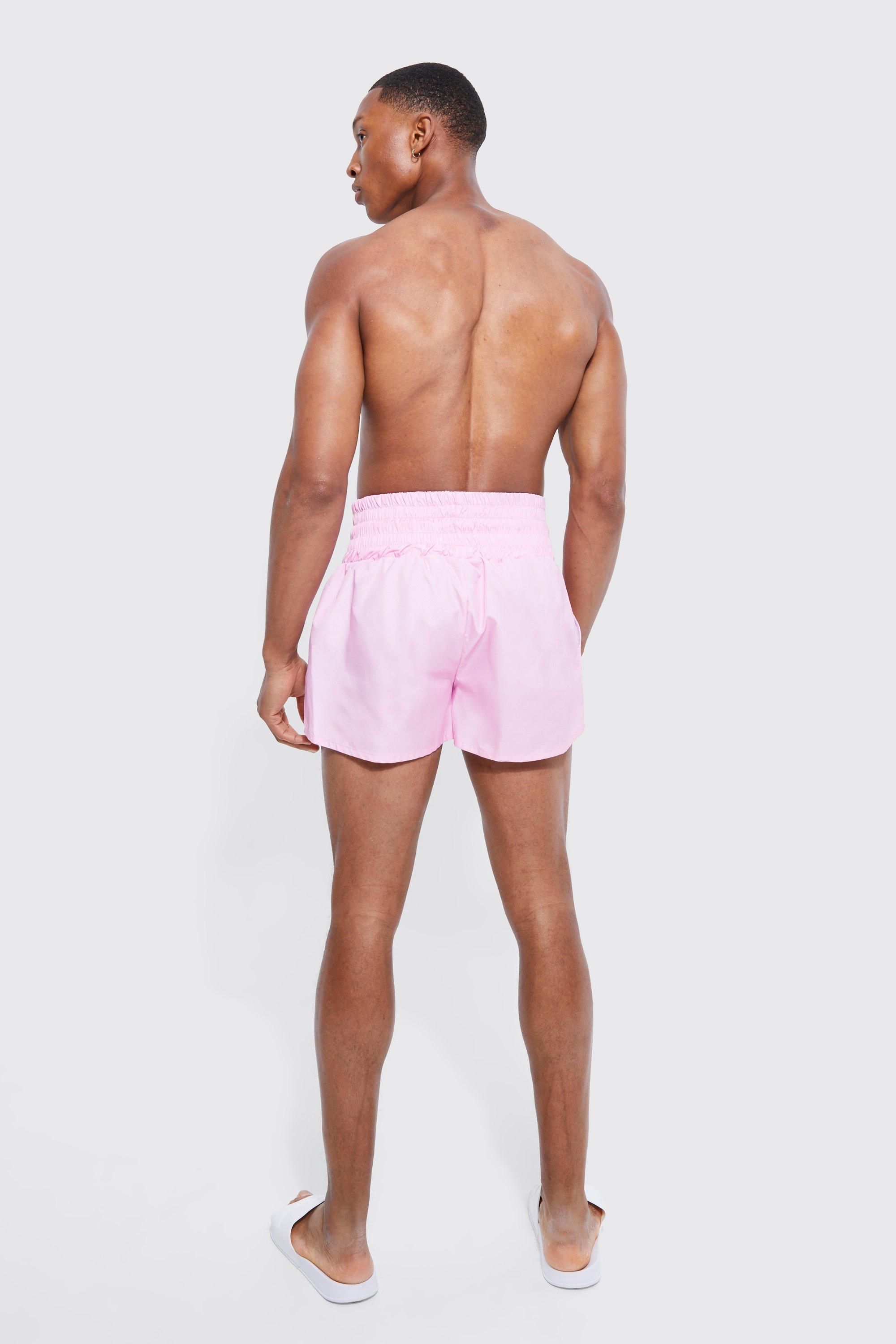 Bright pink sale swim shorts